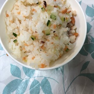 離乳食完了期☆タコと鮭フレークの混ぜごはん☆